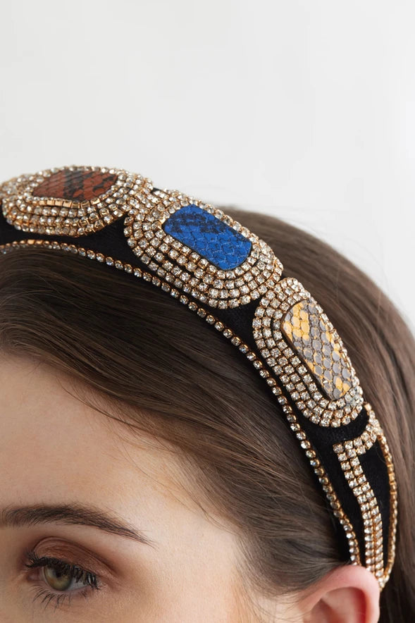 Bowies world Cannes Headband at cloth in brick close up
