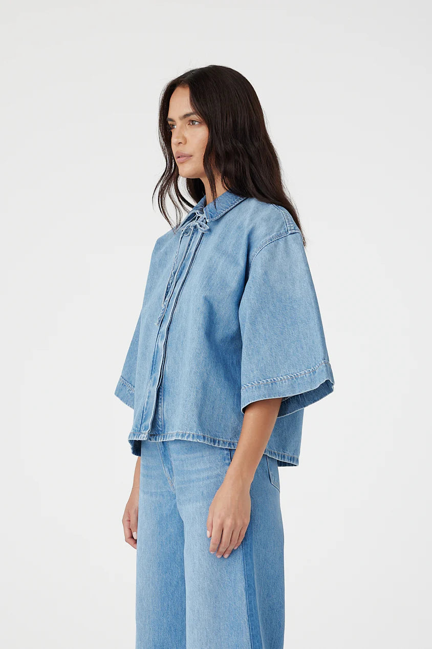 Soma SS Shirt - Bluejay Outland Denim