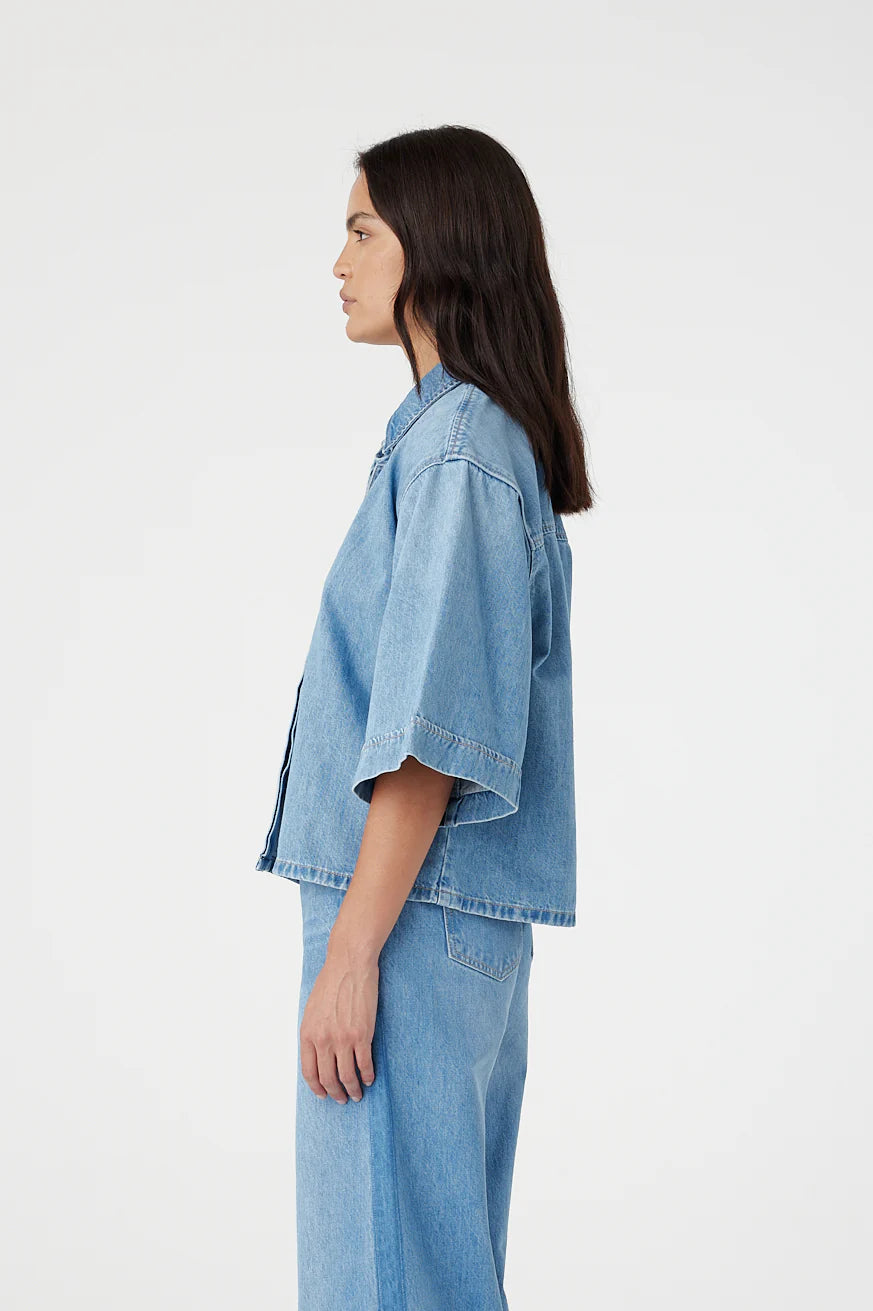 Soma SS Shirt - Bluejay Outland Denim