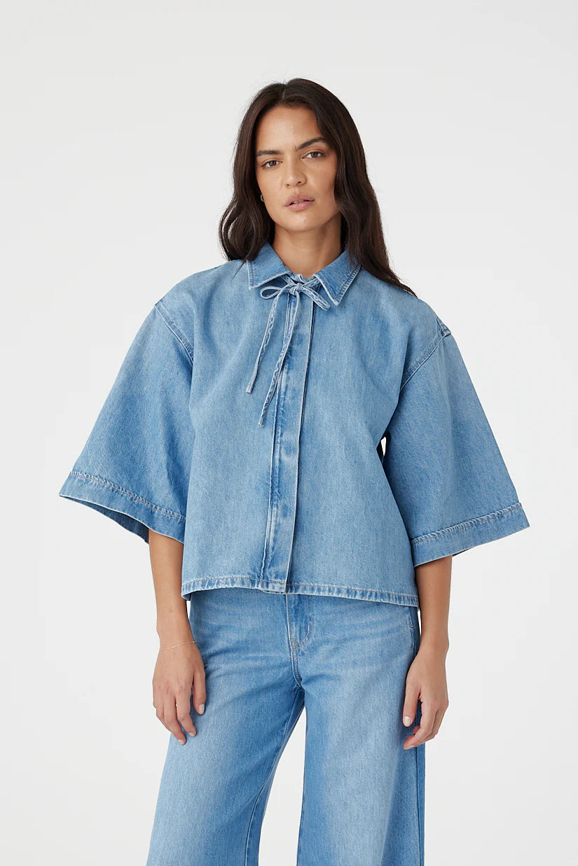 Soma SS Shirt - Bluejay Outland Denim