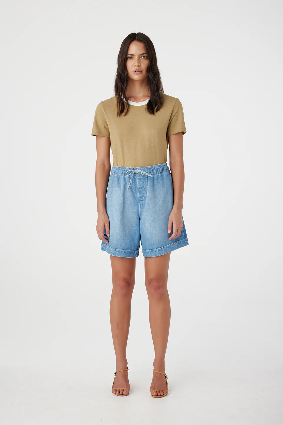 Eden Mid Rise Short - Bluejay Outland Denim