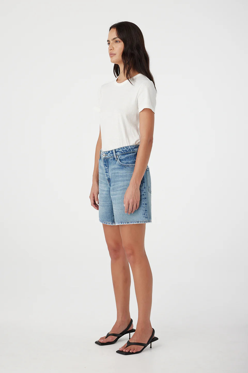 Martha Mid Rise Relaxed Short - Endeavour Outland Denim
