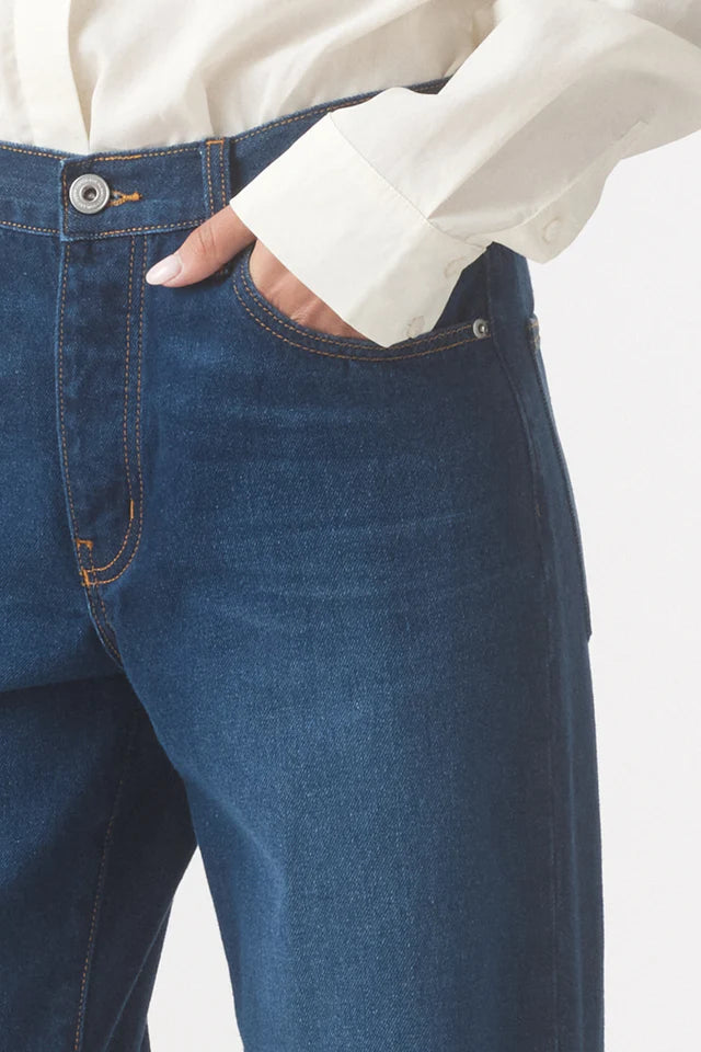 Rachel Mid Boyfriend Jean 29" - Lake Outland Denim