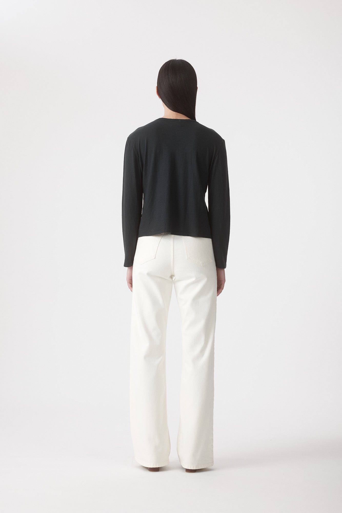 Isa Long Sleeve Top - Black Outland Denim