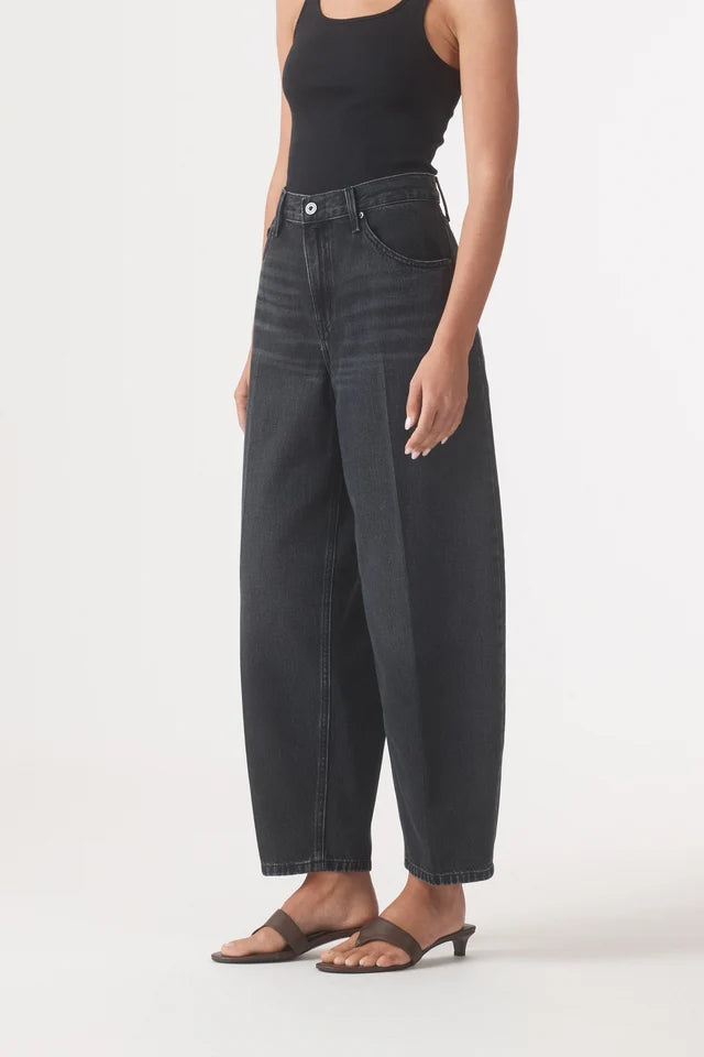 Freddy Barrel High Rise 27" Jean - Vintage Black Outland Denim