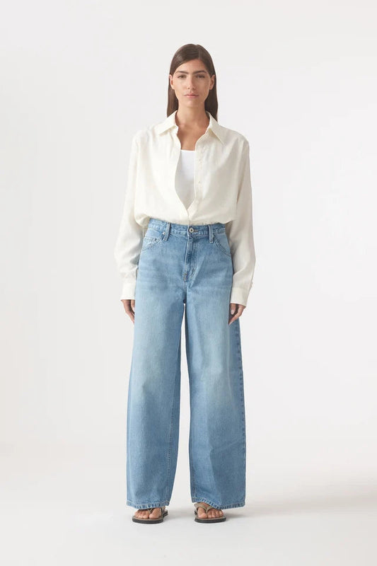 Claudia High Rise Wide Relaxed Jean 29" - Vintage Outland Denim