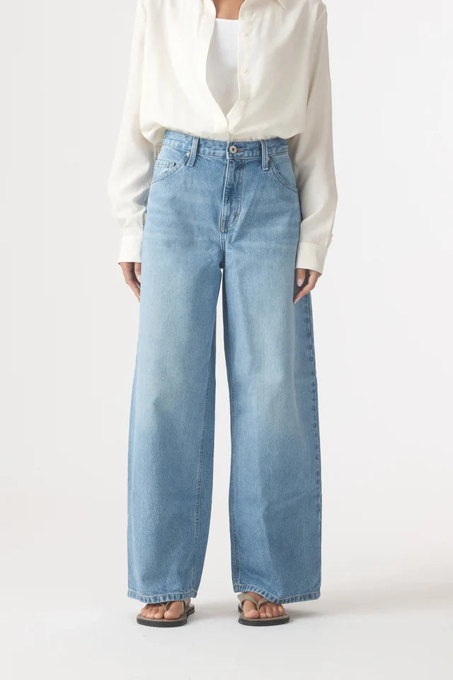 Claudia High Rise Wide Relaxed Jean 29" - Vintage Outland Denim