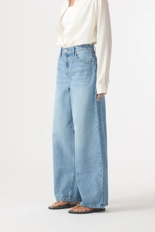 Claudia High Rise Wide Relaxed Jean 29" - Vintage Outland Denim