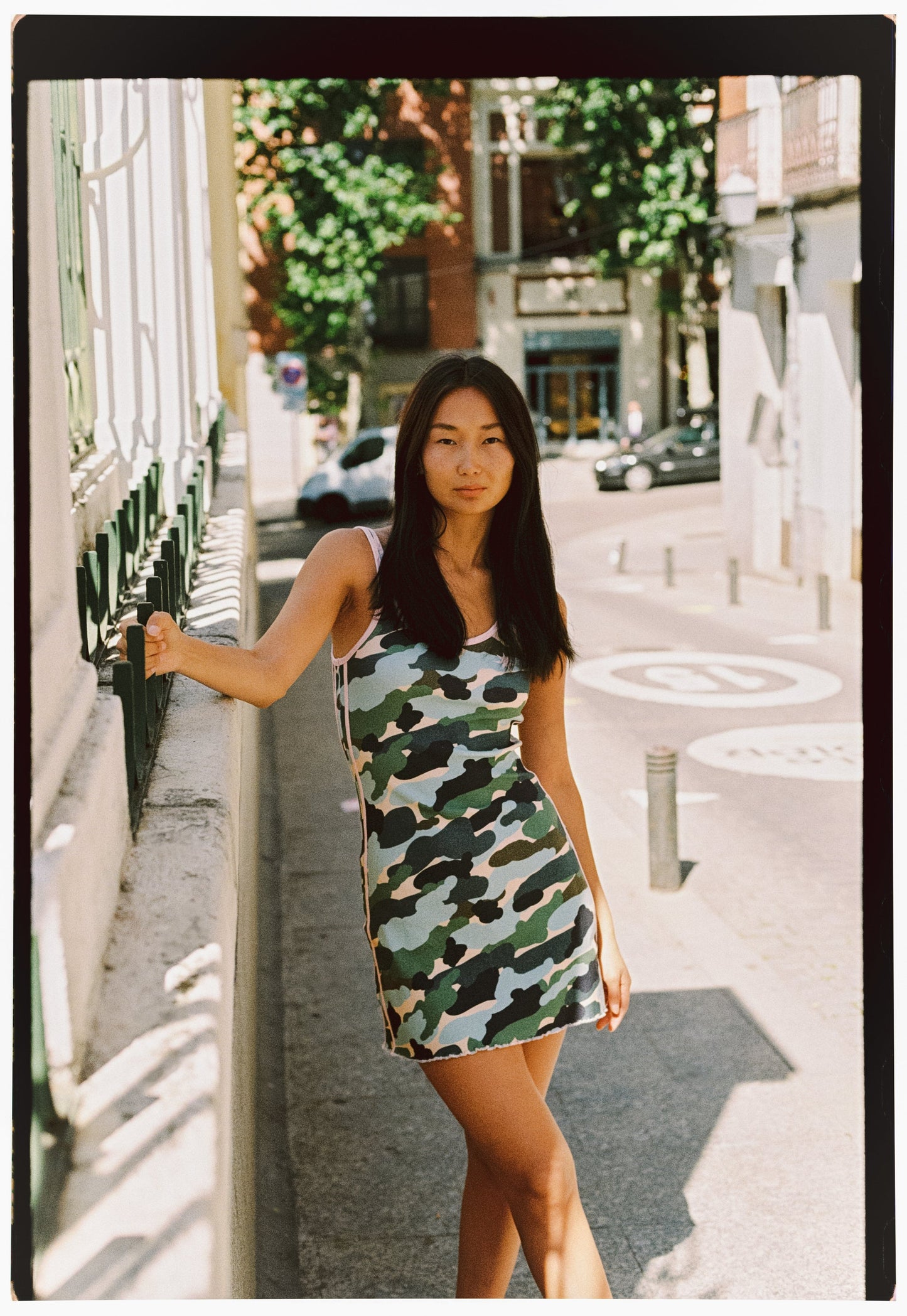 Camo Hibiscus Mini Dress Ciao Ciao