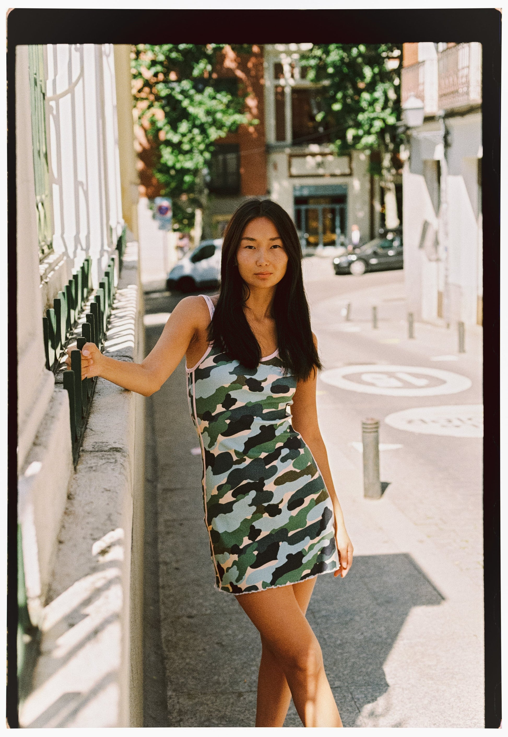 Camo Hibiscus Mini Dress Ciao Ciao