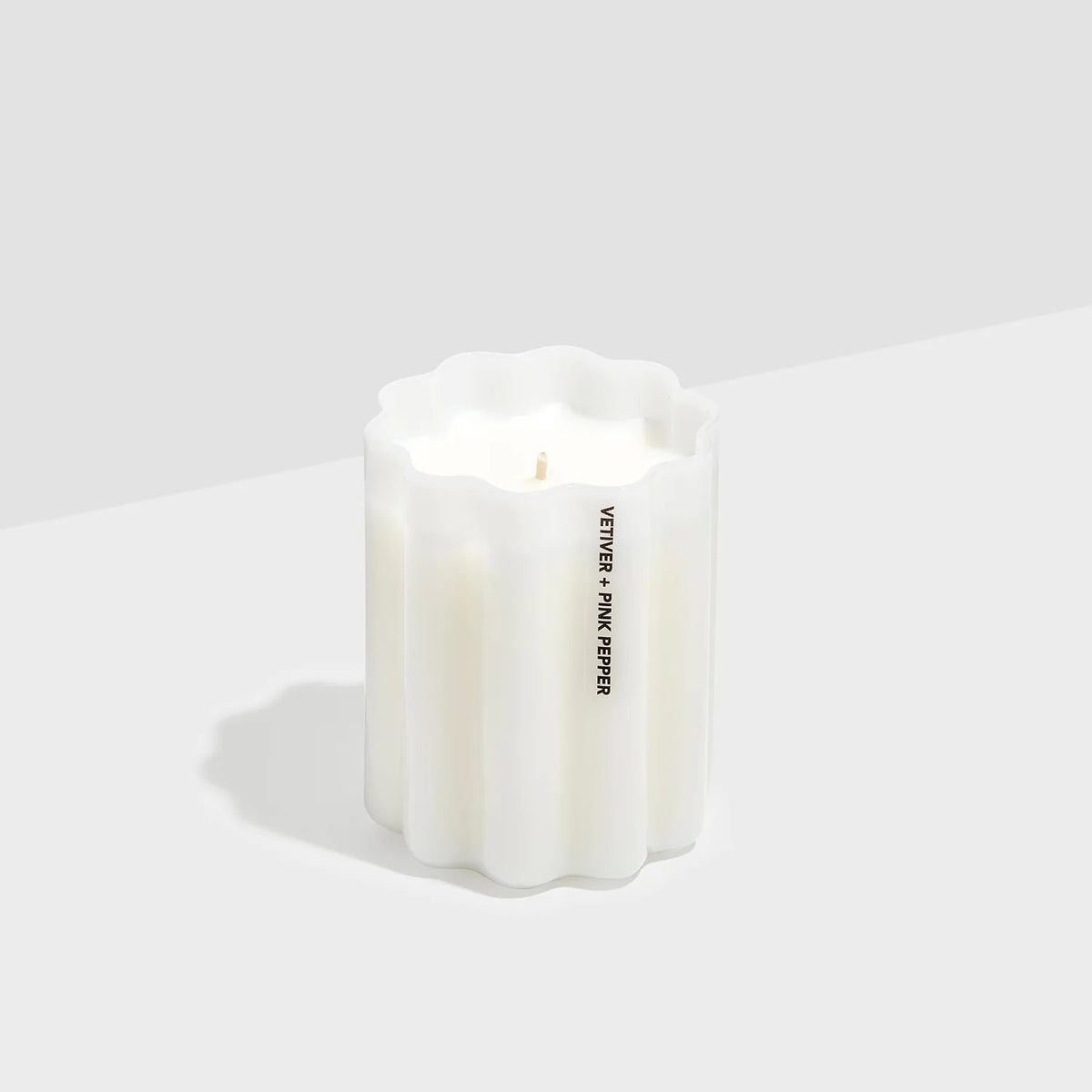 Wave Candle - Vetiver + Pink Pepper Fazeek