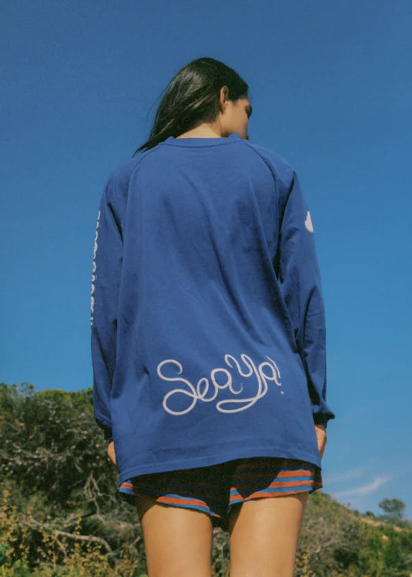Cloud Hibiscus Haven LS Tee Ciao Ciao