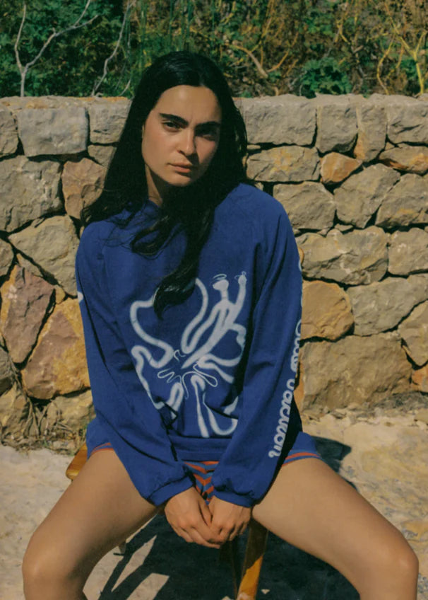 Cloud Hibiscus Haven LS Tee Ciao Ciao