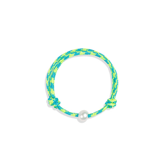 Fisherman Pearl Bracelet - Playa Green Carly Paiker