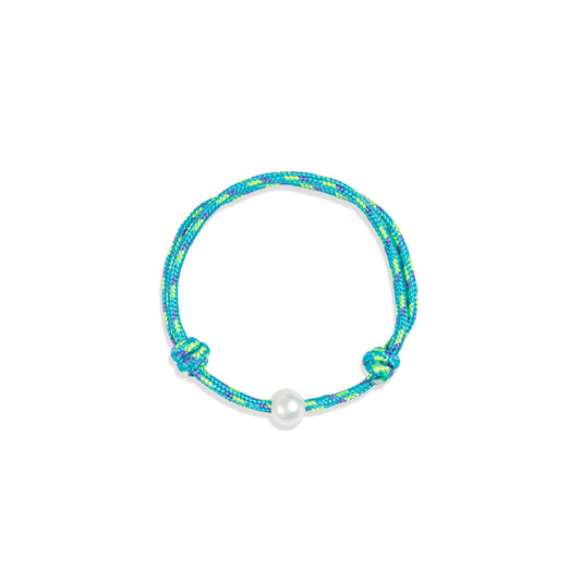 Fisherman Pearl Bracelet - Eagle Bay Blue Carly Paiker