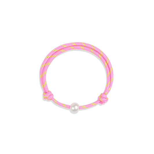 Fisherman Pearl Bracelet - Sunset Pink Carly Paiker