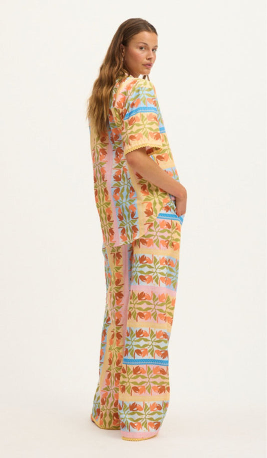Carmen Pants - Mult Colour The Summery Copenhagen