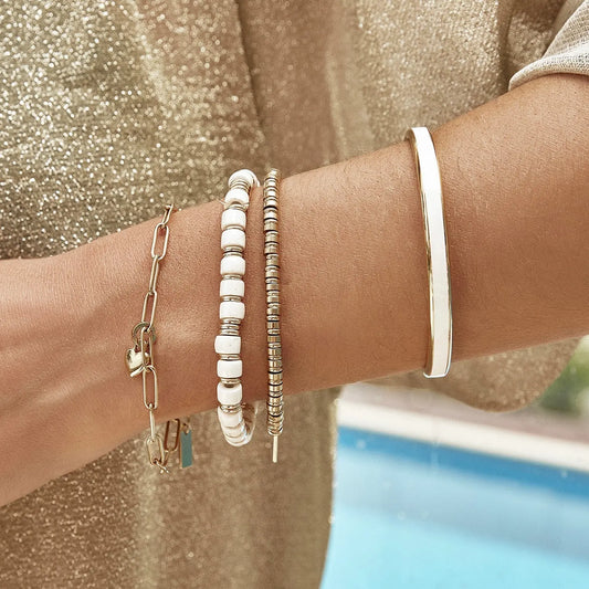Chase Gold and Enamel Bracelet - Small Arms of Eve