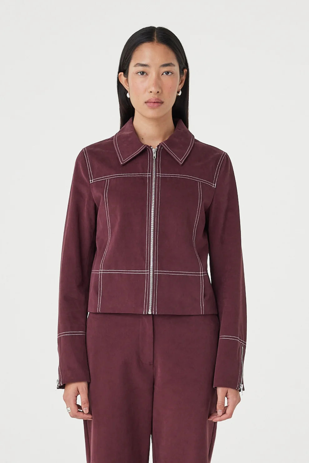 Benny Jacket - Merlot Arcaa