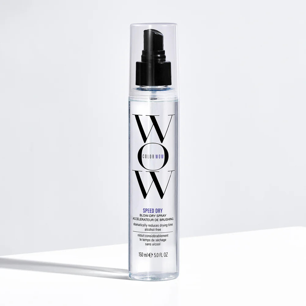 Color wow Speed Dry Blow-Dry Spray at cloth in brick 