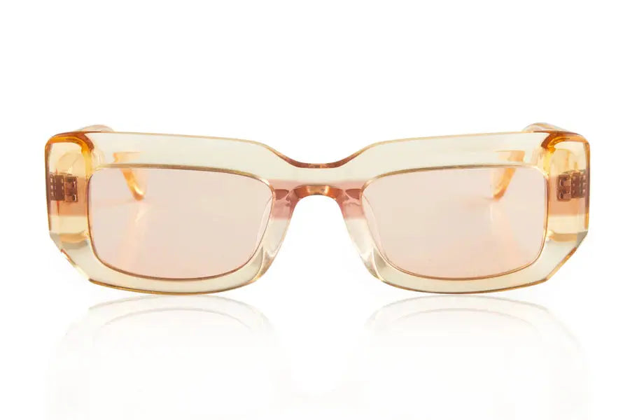 Cortez Sunglasses - Yellow/Cola Oscar and Frank