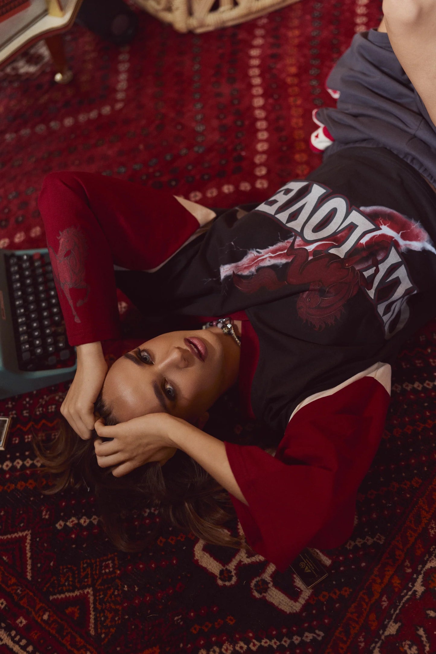 Mustang Boxy Long Sleeve Tee Only Lovers Left