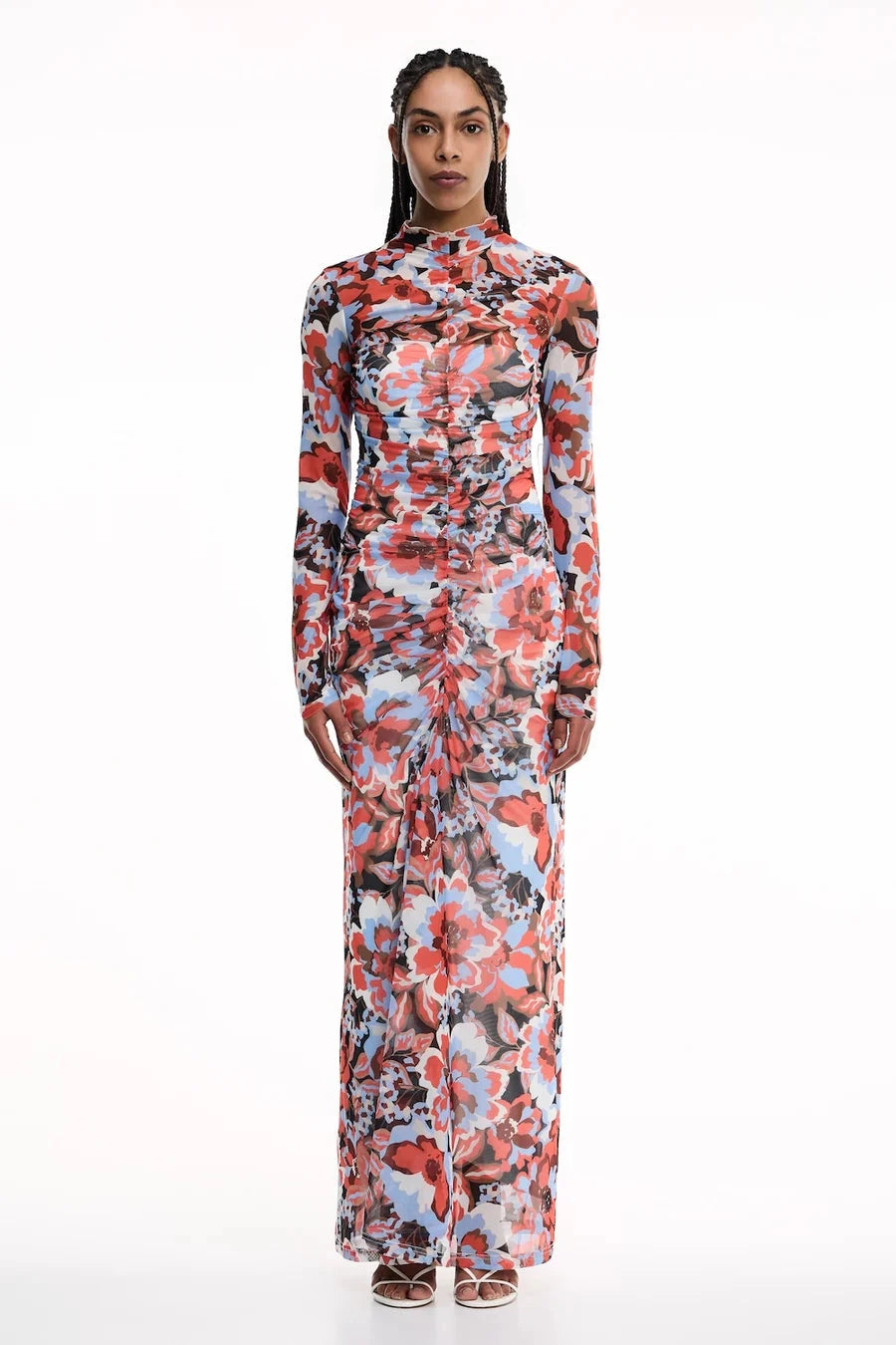 Nida Long Sleeve Dress - Persimmon Floral Significant Other