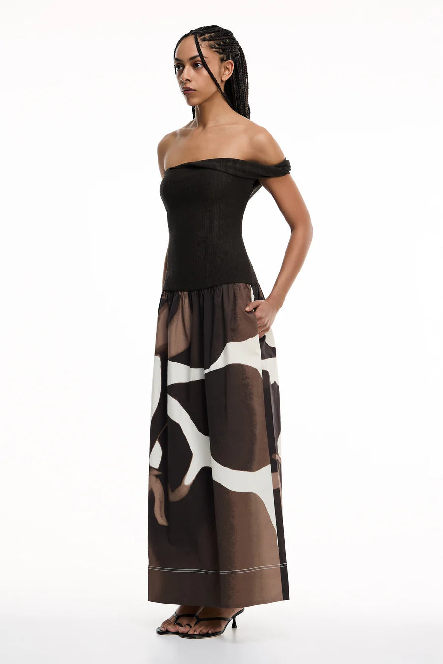 Charley Maxi Dress - Espresso Orchid Significant Other