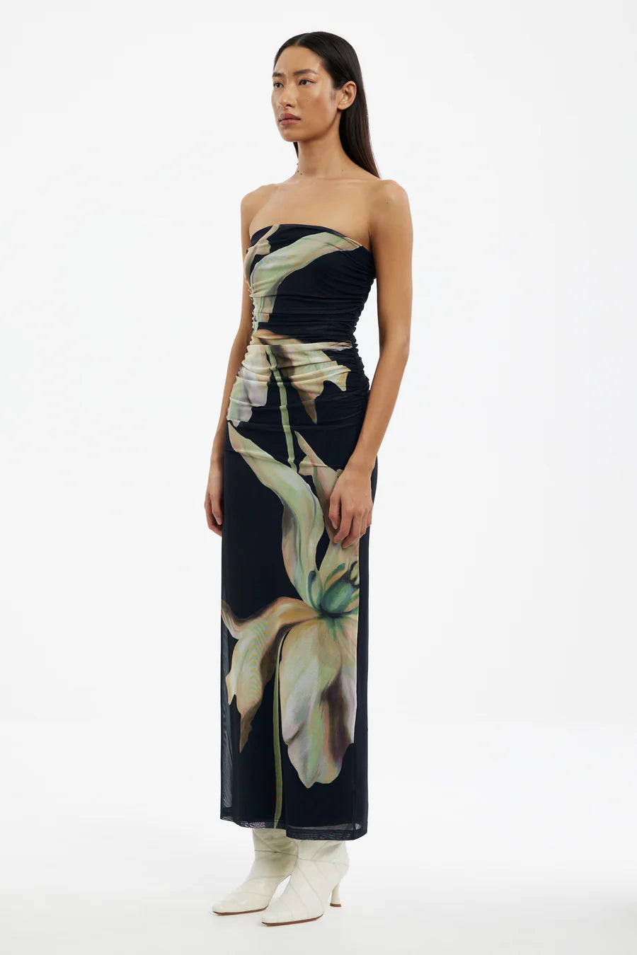Sura Strapless Dress - Midnight Lilium Significant Other