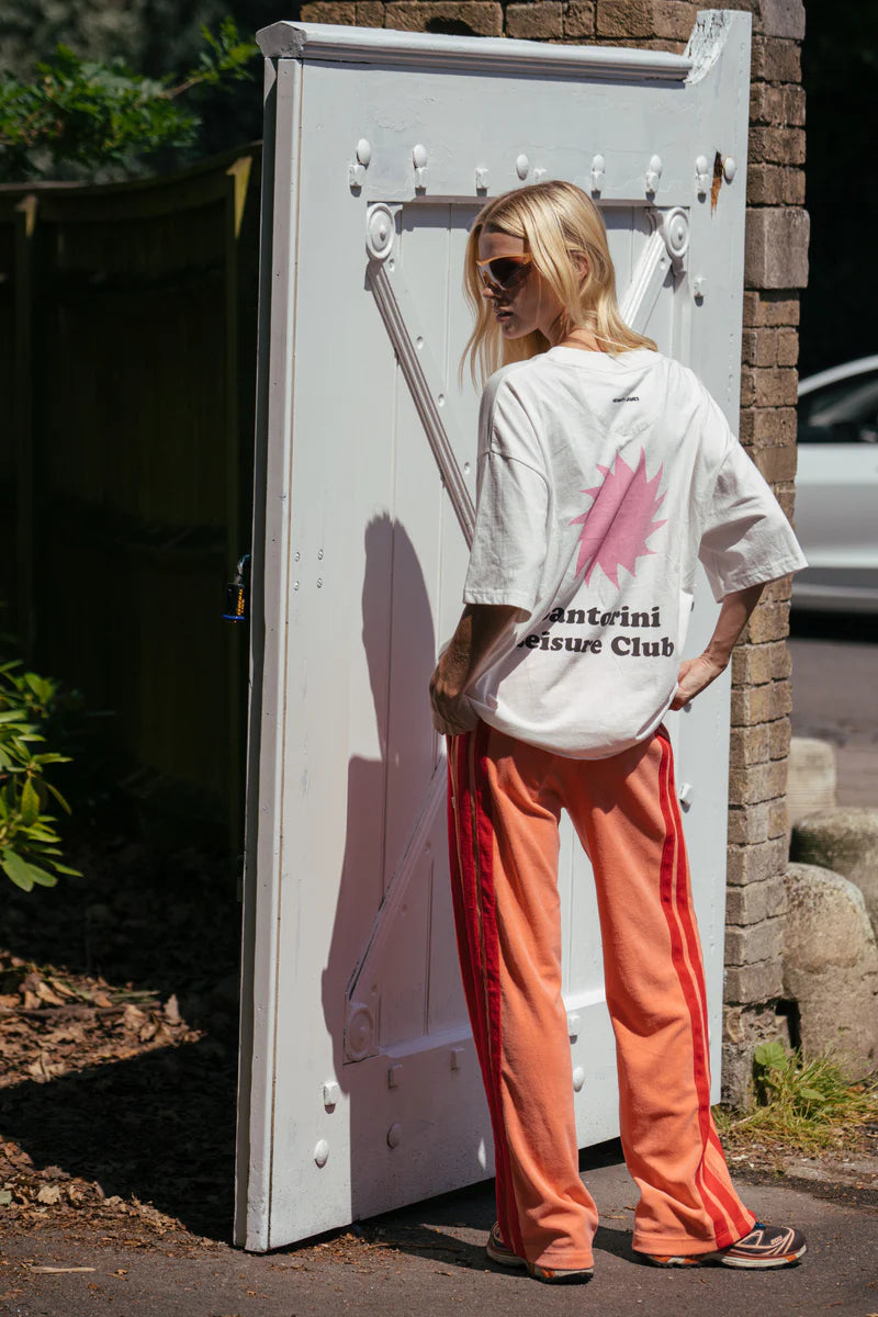 Santorini Oversized Tee - Warm White Araminta James