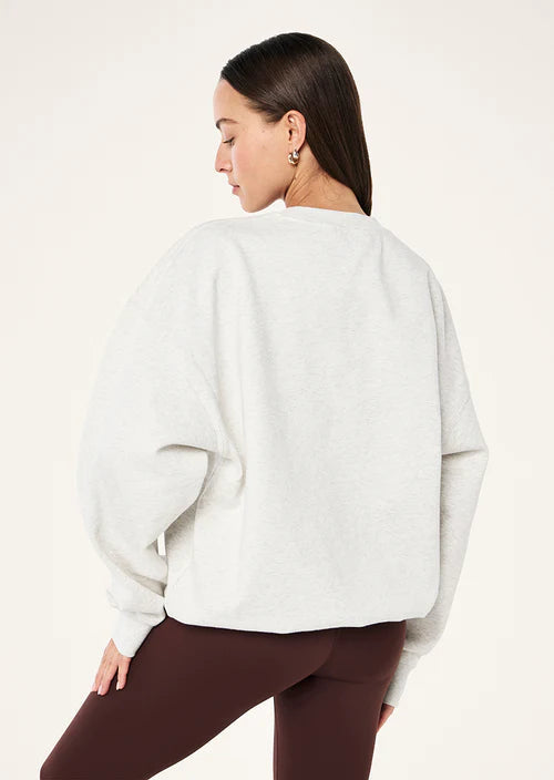 Elysian 2.0 Sweat - Snow Marle P.E Nation