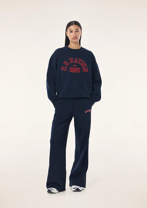 Established Oversized Sweat - Dark Navy P.E Nation