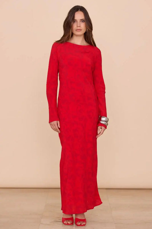 Ember Long Sleeve Dress - Chilli Sovere