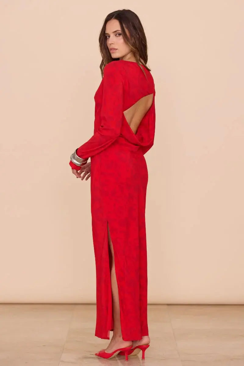 Ember Long Sleeve Dress - Chilli Sovere