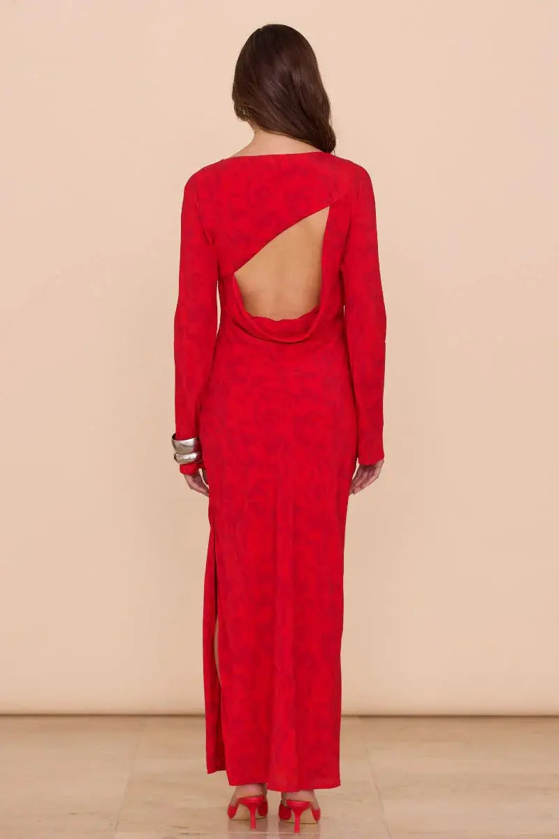 Ember Long Sleeve Dress - Chilli Sovere