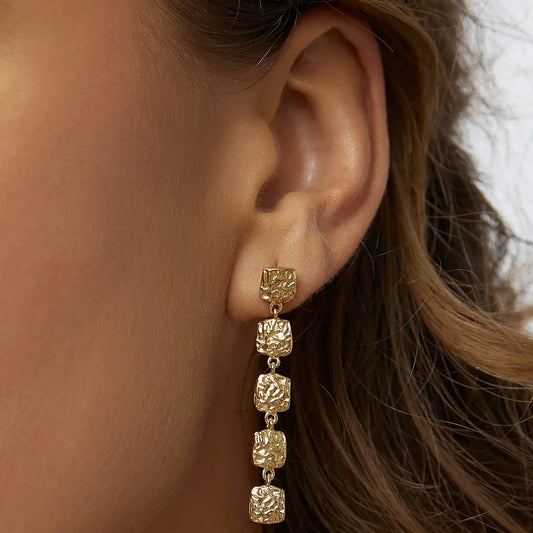 Emilia Gold Earrings Arms of Eve