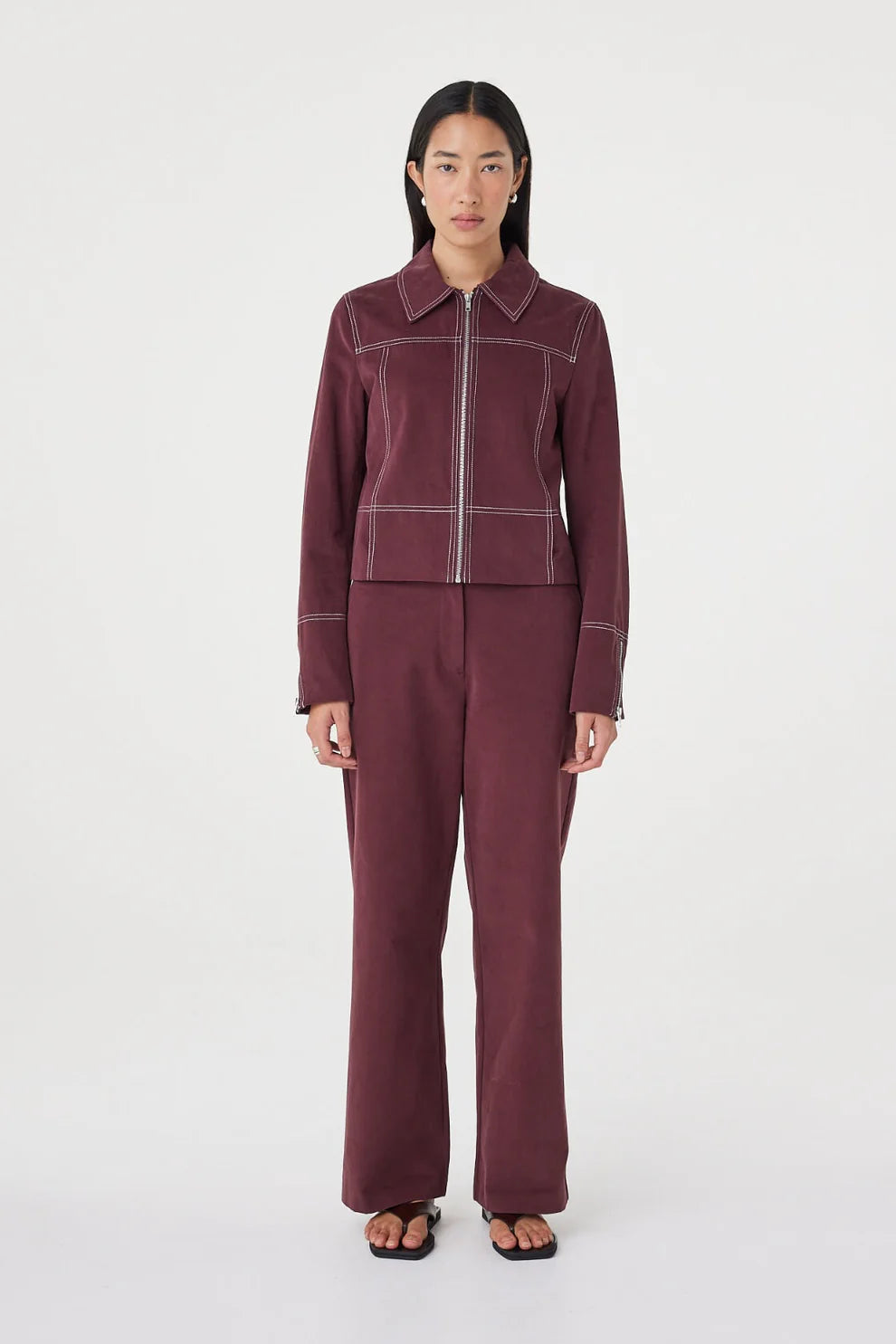 Avery Pant - Merlot Arcaa