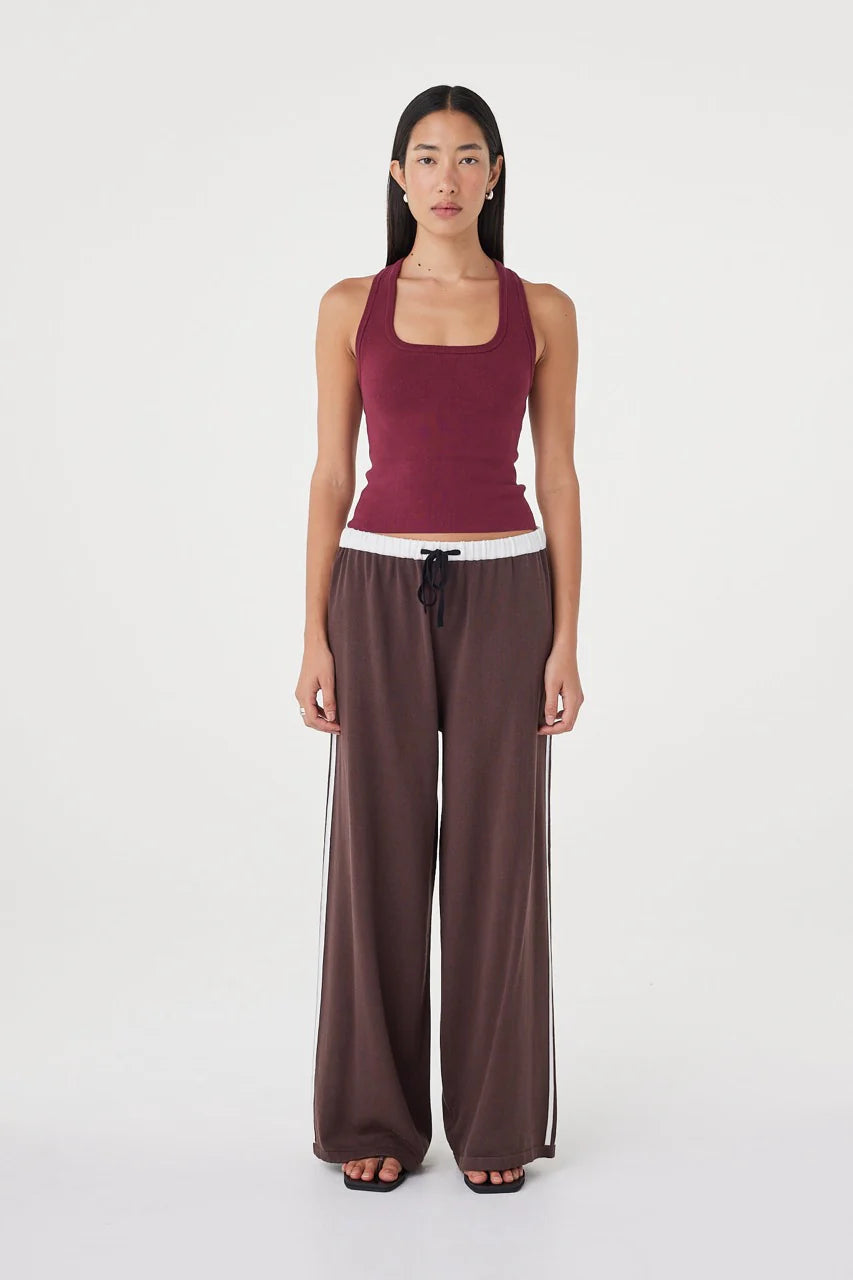 Tully Pant - Espresso and Cream Arcaa