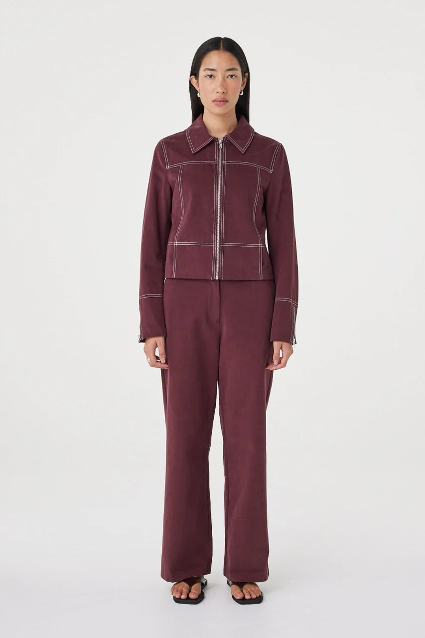 Benny Jacket - Merlot Arcaa