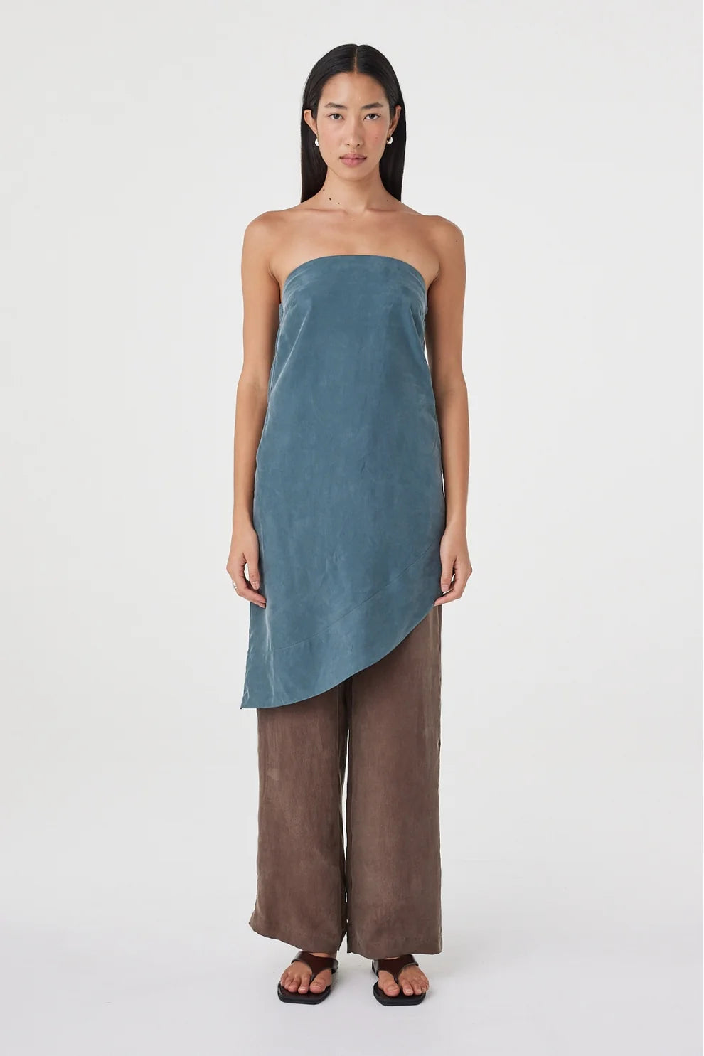 Rhea Dress - Teal Arcaa