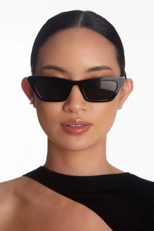 Fae Sunglasses - Gloss Black Oscar and Frank