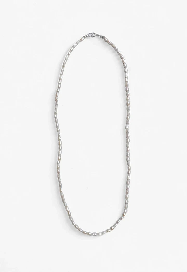 Pearl Necklace - Sterling Silver Nusands