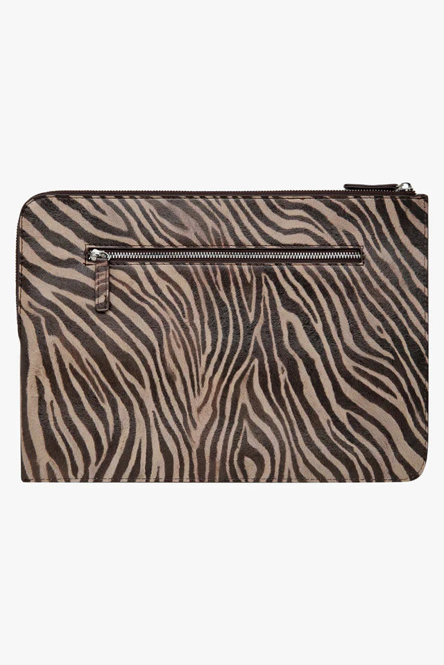 Zoe Laptop Sleeve 13-14" Zebra Georgia Mae