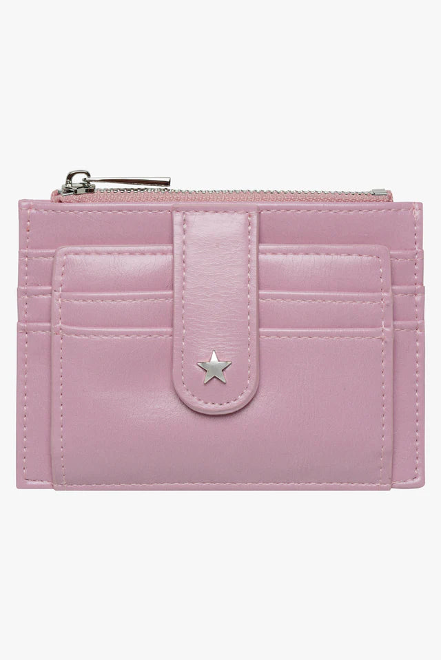 Daisy Card Wallet - Crinkle Lilac Georgia Mae