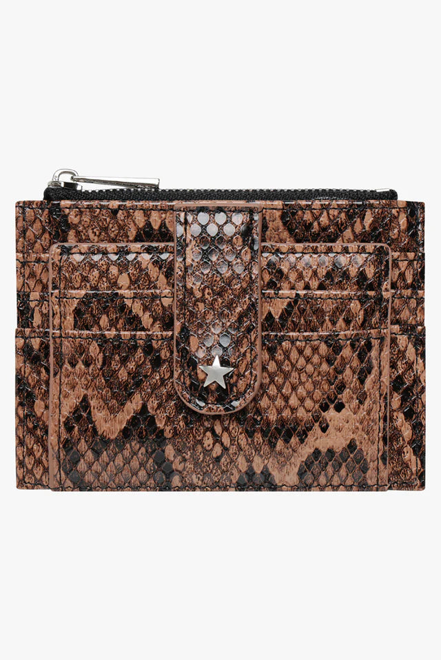 Daisy Card Wallet - Snakeskin Georgia Mae