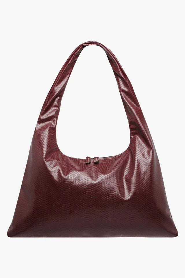Jones Bag - Burgundy Croc Georgia Mae