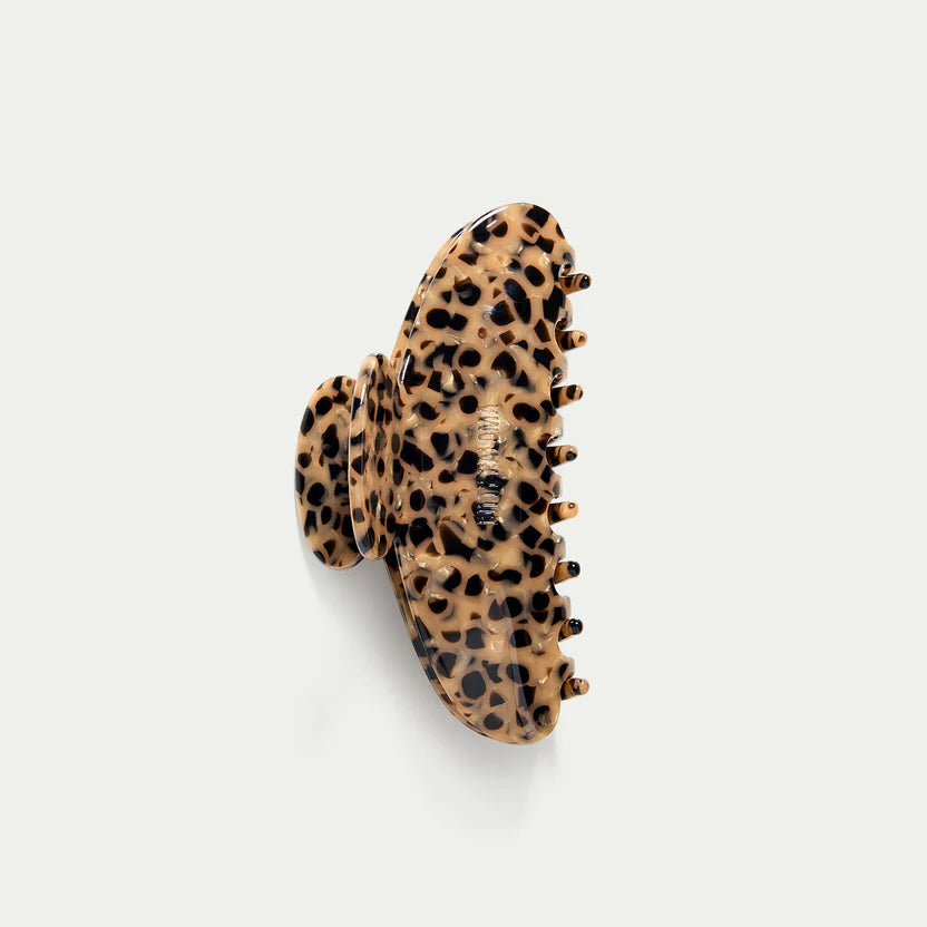 Grande Leopard Hair Claw Clip Kitty Paloma