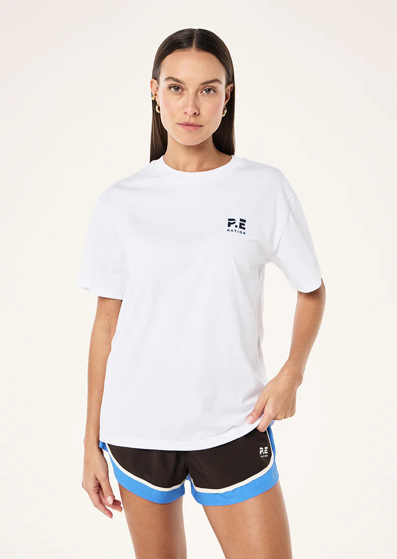 Heads Up Tee 2.0 - White P.E Nation