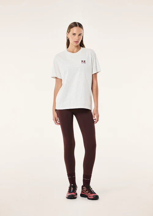 Heads Up 2.0 Tee - Snow Marle P.E Nation