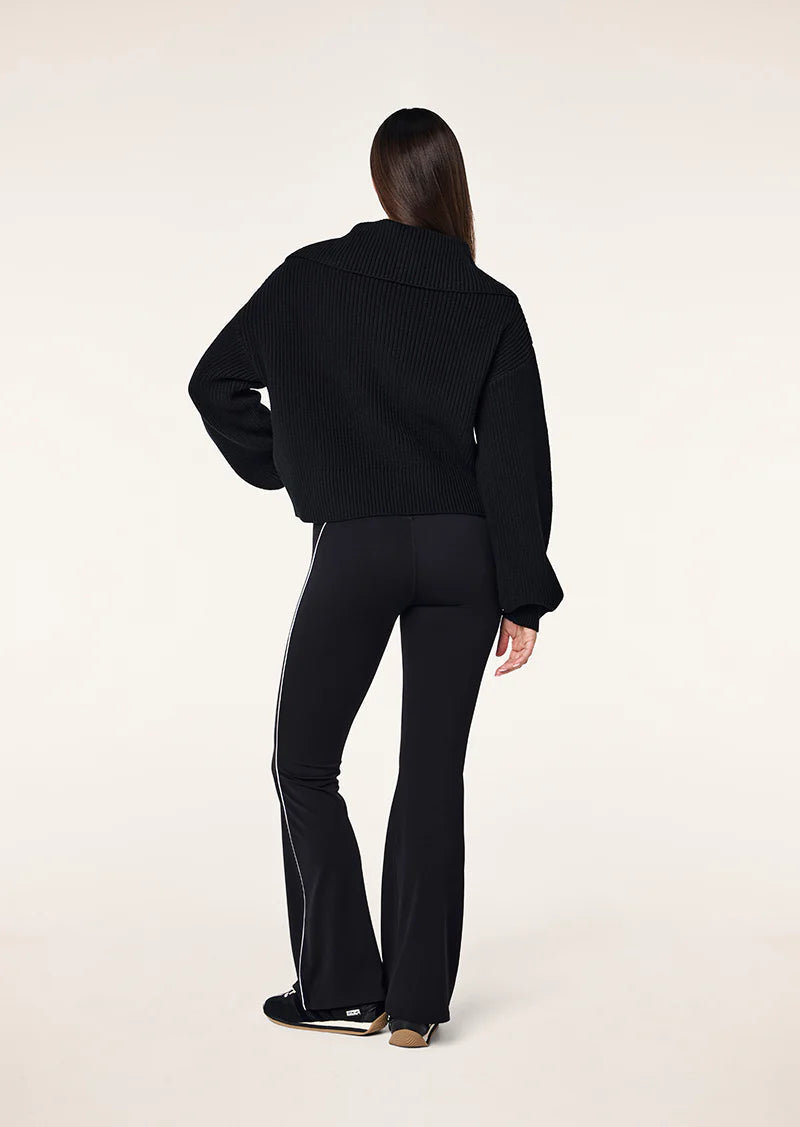 High Season Zip Neck - Black P.E Nation